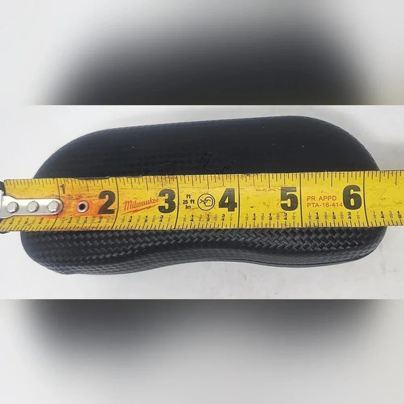 Ray-Ban Black Carbon Fiber Style Eyeglass Hard Clam Shell CASE ONLY - Picture 11 of 13